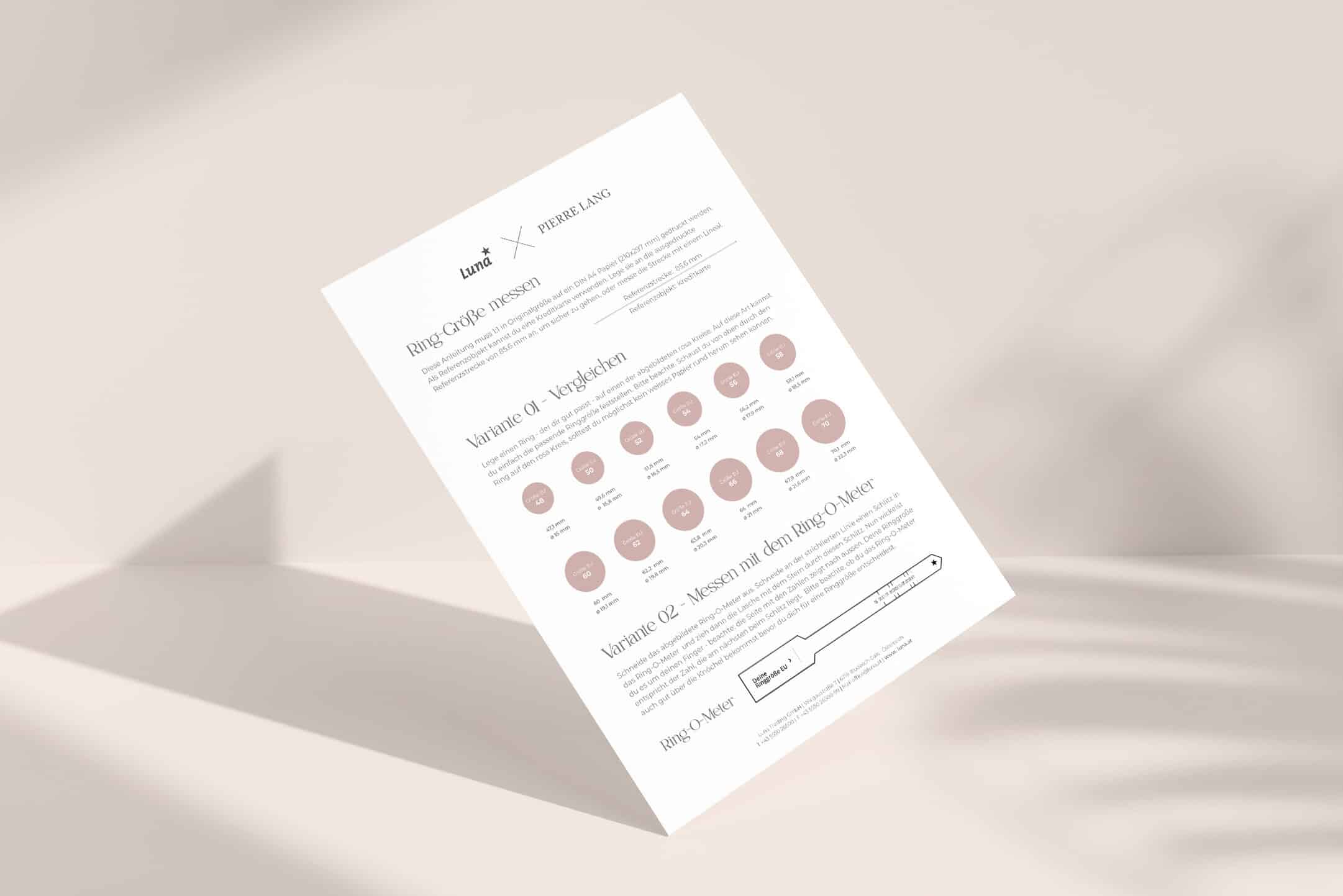 flyer ringgroessen messen e1684758299782 - Pierre Lang - Edle Designerschmuckstücke in ausgezeichneter Echtschmuckqualität, 100 % Handarbeit